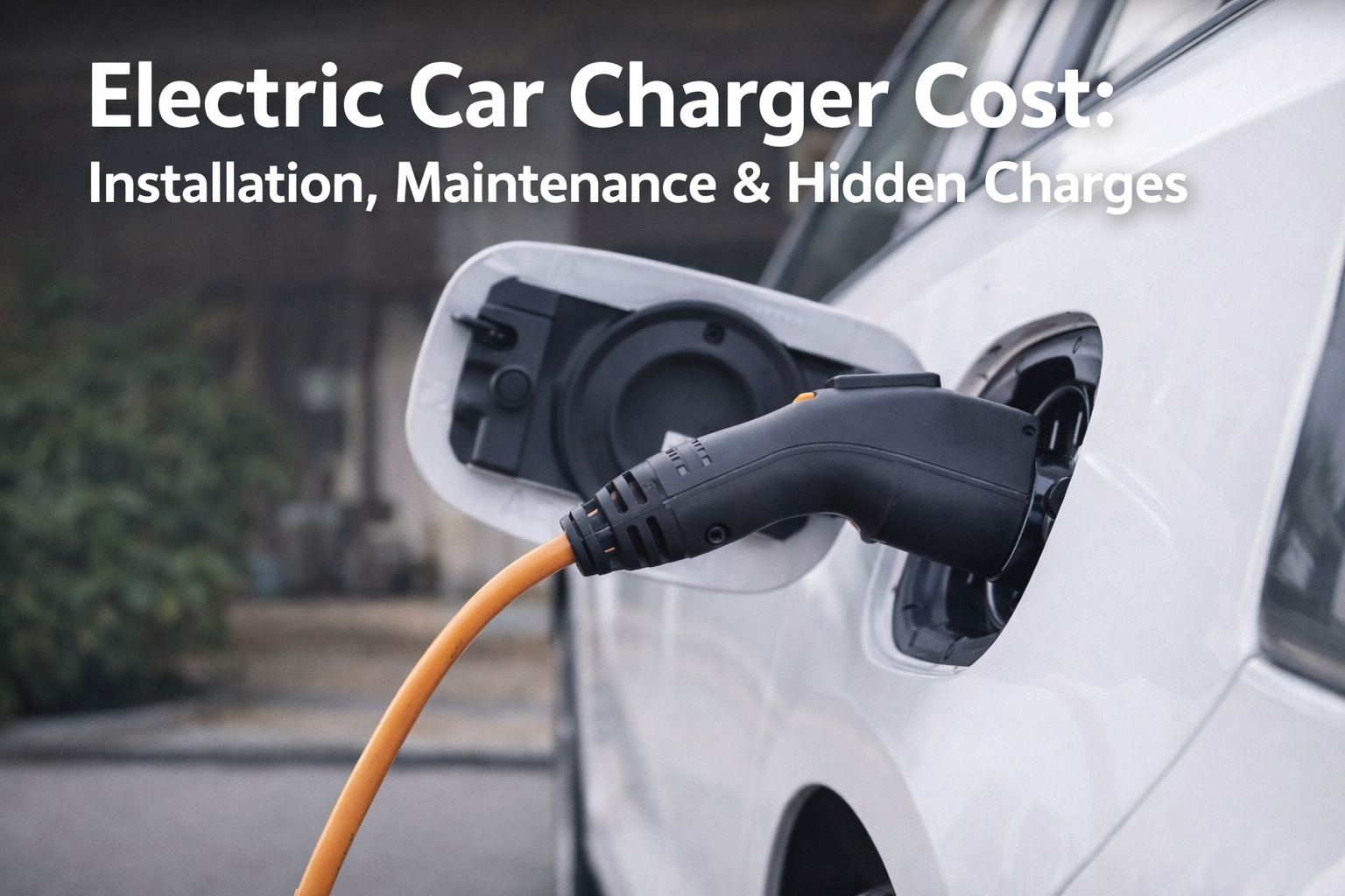 Electric Car Charger Cost: Installation, Maintenance & Hidden Charges
