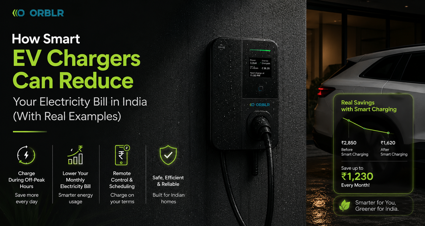How Smart EV Chargers Can Reduce Your Electricity Bill in India