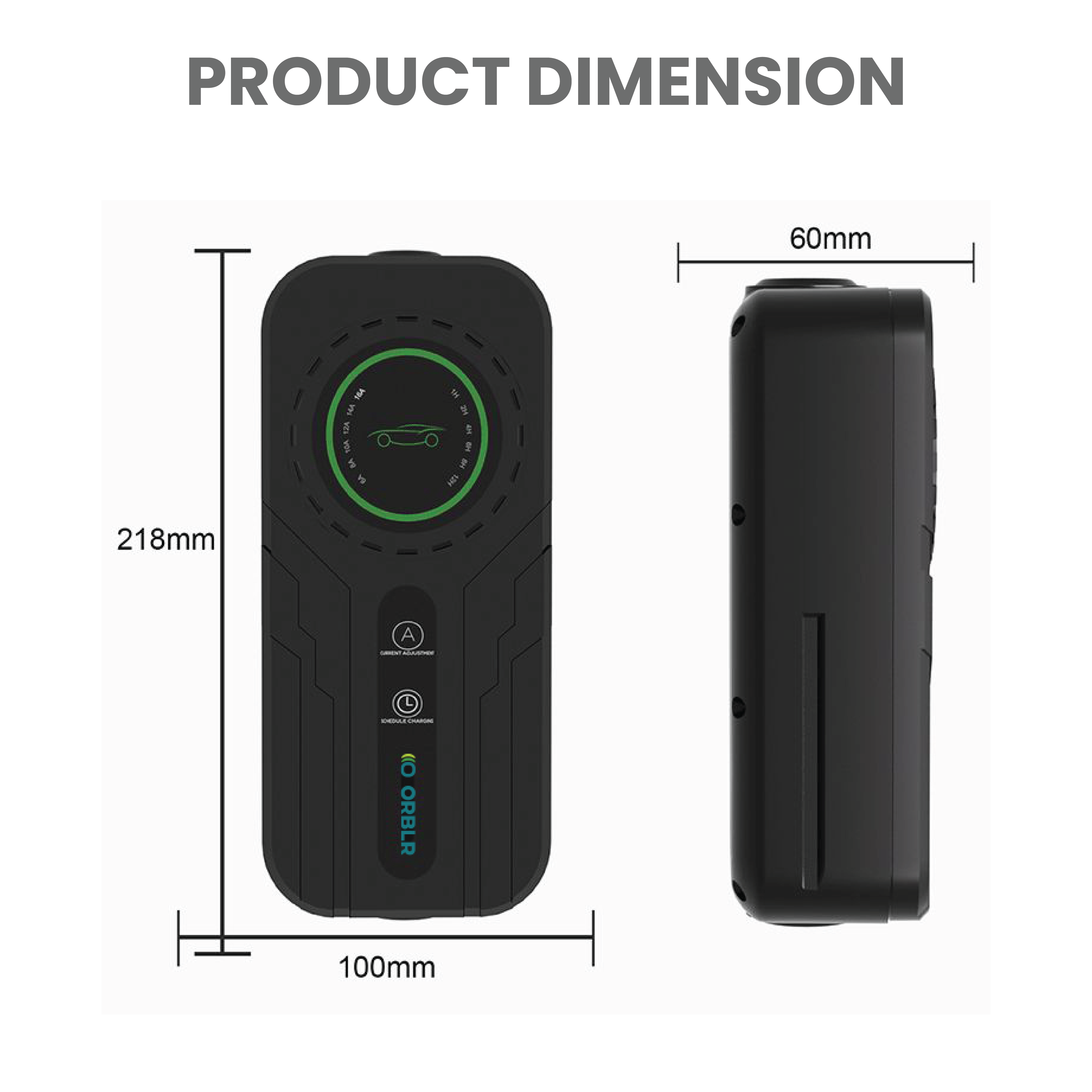 ORBLR AIR | 3.6KW Portable EV Charger
