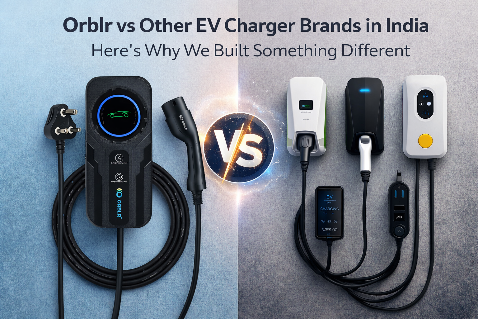 Orblr vs Other EV Charger Brands in India