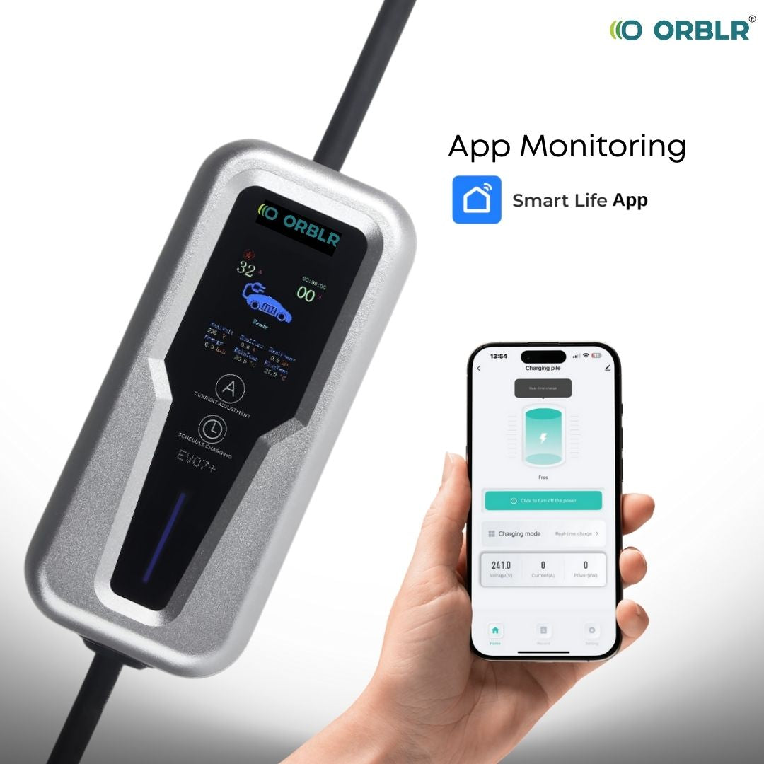 ORBLR EVO7+ | 7.2KW Portable EV Charger