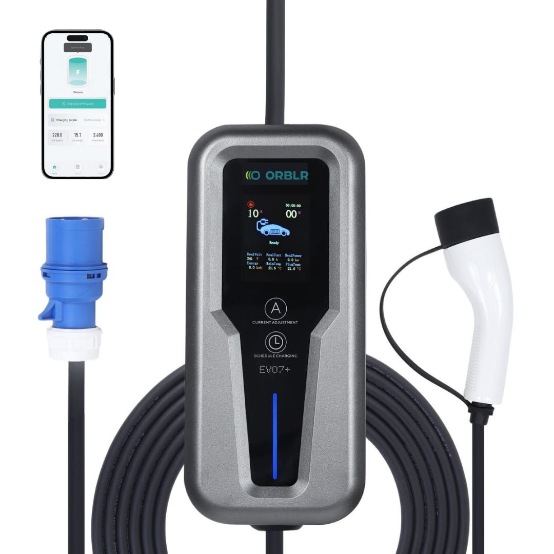 ORBLR EVO7+ | 7.2KW Portable EV Charger